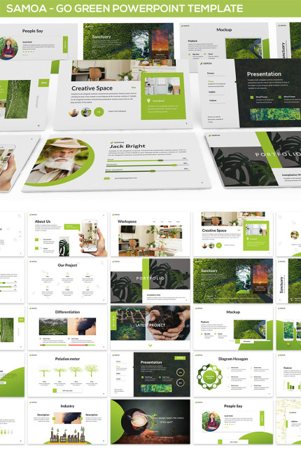 Kit Graphique #81845 Green Campaign Divers Modles Web - Logo template Preview