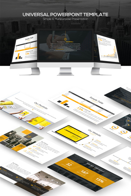 Kit Graphique #81866 Powerpoint Presentation Divers Modles Web - Logo template Preview