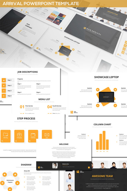 Kit Graphique #81877 Orange Vert Divers Modles Web - Logo template Preview