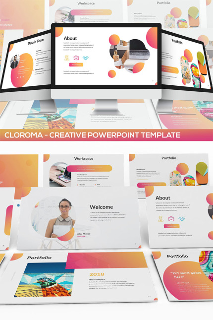 Kit Graphique #81908 Gradient Colorful Divers Modles Web - Logo template Preview