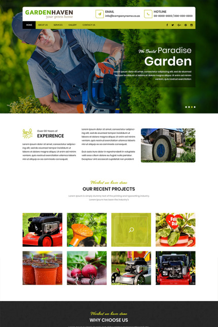 Kit Graphique #81916 Gardening Thme Divers Modles Web - Logo template Preview