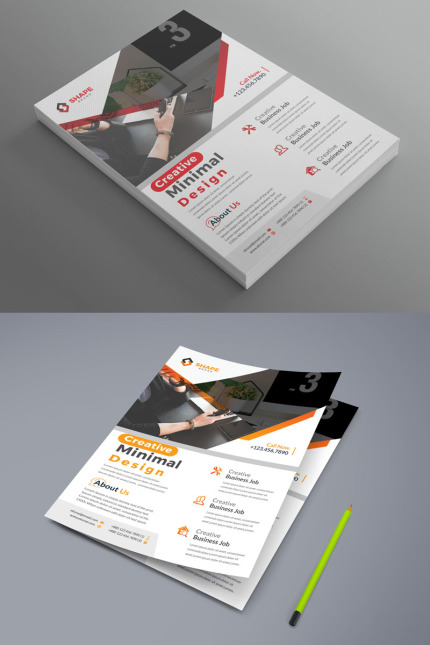 Kit Graphique #81990 Flyer Corporate Divers Modles Web - Logo template Preview