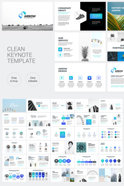 Kit Graphique #82014 Modern Keynote Divers Modles Web - Logo template Preview