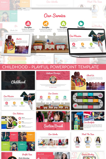 Kit Graphique #82228 Education Playful Divers Modles Web - Logo template Preview