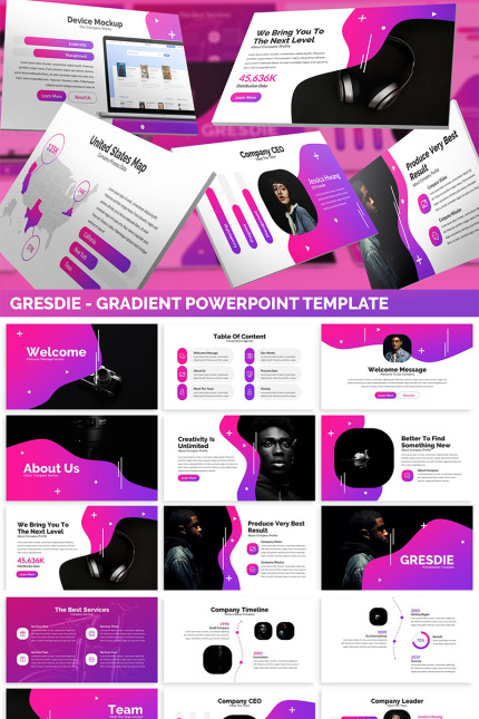 Kit Graphique #82249 Geometrics Agency Divers Modles Web - Logo template Preview