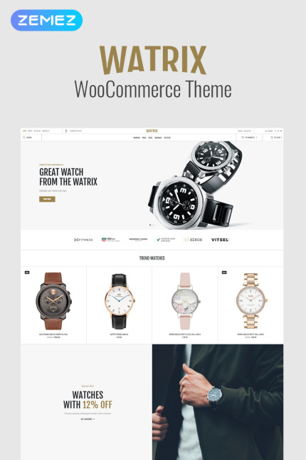 Kit Graphique #82302 Watch Shop Divers Modles Web - Logo template Preview