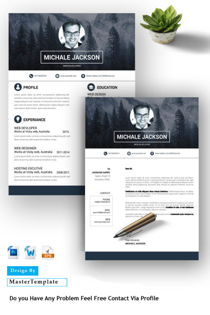 Kit Graphique #82416 Job Resume Divers Modles Web - Logo template Preview