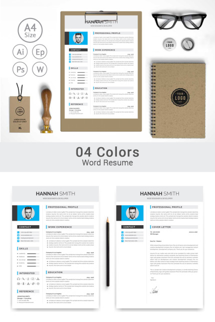 Kit Graphique #82445 Resume Cv Divers Modles Web - Logo template Preview