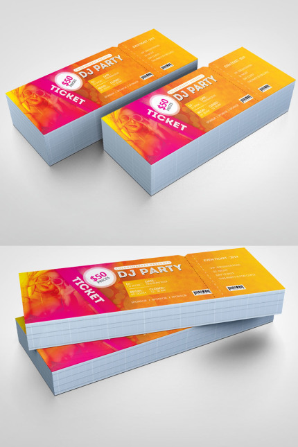 Kit Graphique #82486 Ticket Event Divers Modles Web - Logo template Preview