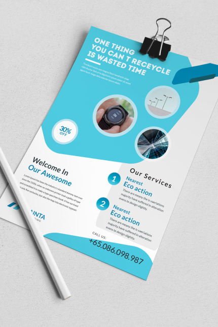 Kit Graphique #82518 Flyer Corporate Divers Modles Web - Logo template Preview