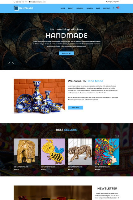 Kit Graphique #82532 Handicraft Handmade Divers Modles Web - Logo template Preview