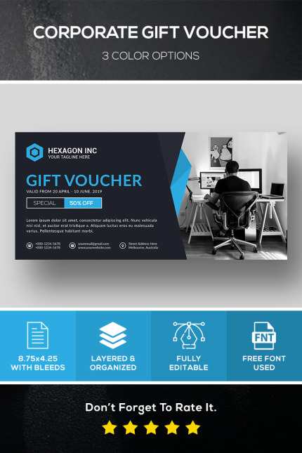 Kit Graphique #82587 Gift Voucher Divers Modles Web - Logo template Preview