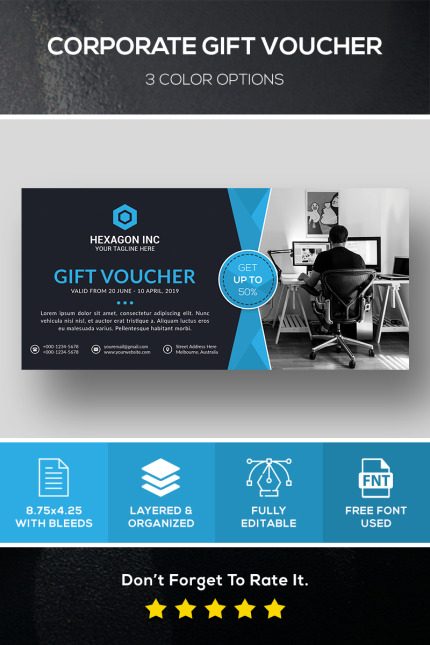 Kit Graphique #82588 Gift Voucher Divers Modles Web - Logo template Preview