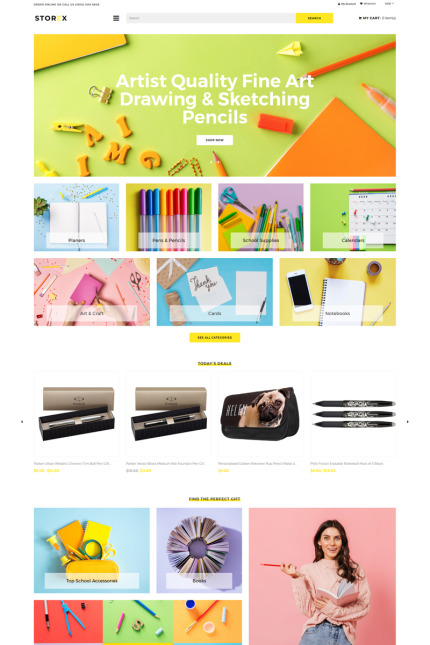 Kit Graphique #82642 Stationary Pencil Divers Modles Web - Logo template Preview