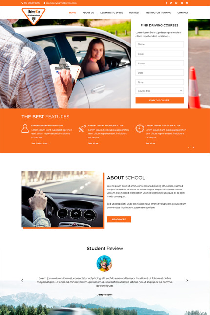 Kit Graphique #82699 Drive School Divers Modles Web - Logo template Preview