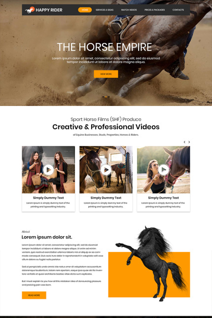 Kit Graphique #82716 Horse Riding Divers Modles Web - Logo template Preview