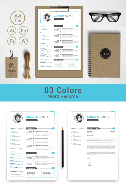 Kit Graphique #82719 Resume Cv Divers Modles Web - Logo template Preview