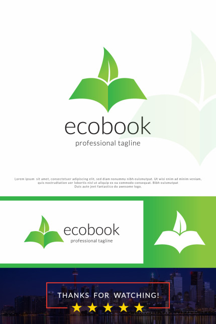 Kit Graphique #82794 Author Ecology Divers Modles Web - Logo template Preview