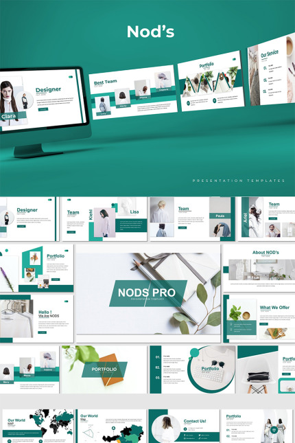 Kit Graphique #82840 Clean Creatif Divers Modles Web - Logo template Preview