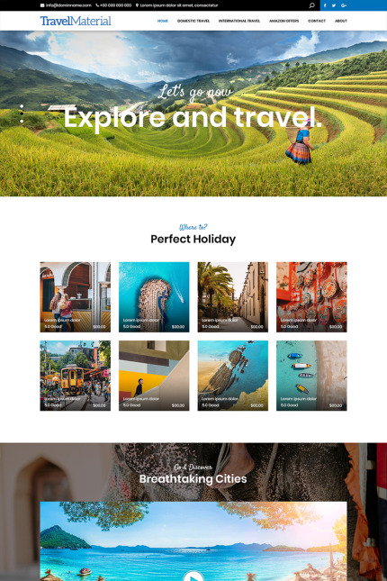 Kit Graphique #82885 Travel Tourism Divers Modles Web - Logo template Preview