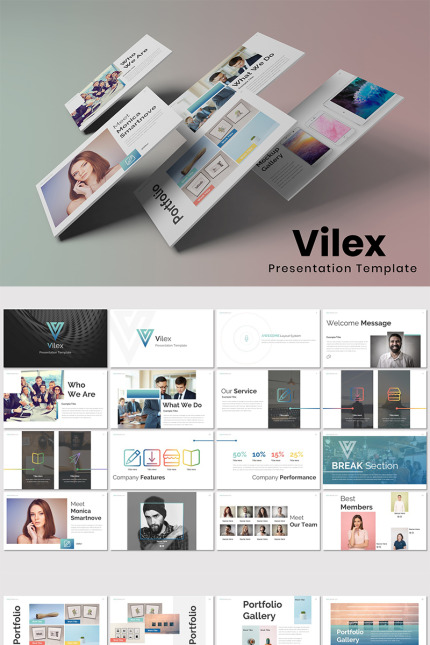 Kit Graphique #83317 Clean Creatif Divers Modles Web - Logo template Preview