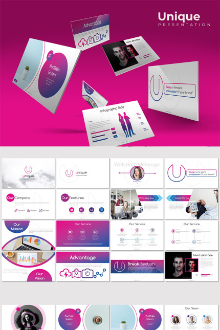 Kit Graphique #83321 Clean Creatif Divers Modles Web - Logo template Preview