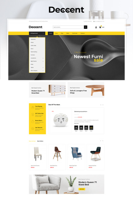 Kit Graphique #83383 Meubles Chaises Divers Modles Web - Logo template Preview