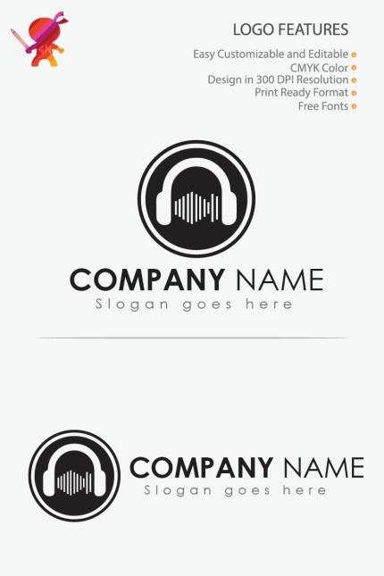 Kit Graphique #83563 Music Logo Divers Modles Web - Logo template Preview