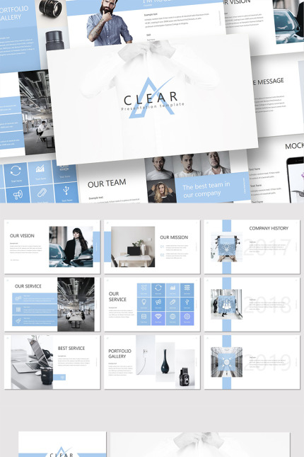 Kit Graphique #83589 Clean Creative Divers Modles Web - Logo template Preview