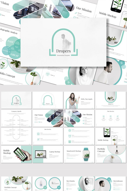 Kit Graphique #83590 Clean Creative Divers Modles Web - Logo template Preview