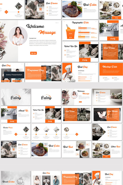 Kit Graphique #83617 Food Chef Divers Modles Web - Logo template Preview