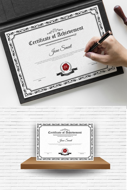 Kit Graphique #83901 Certificate Ralisation Divers Modles Web - Logo template Preview