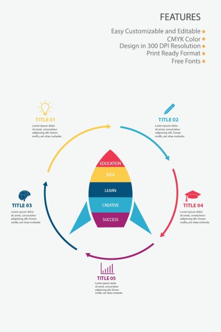 Kit Graphique #83997 Education Infographic Divers Modles Web - Logo template Preview