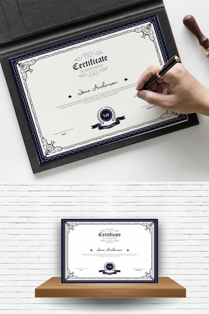 Kit Graphique #84105 Certificate Achievement Divers Modles Web - Logo template Preview