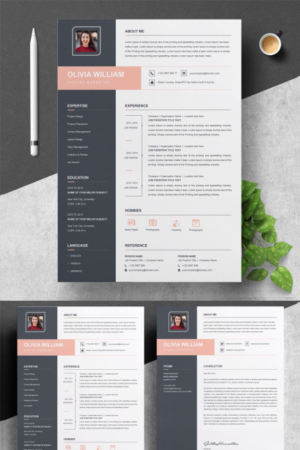 Kit Graphique #84152 Resume 2 Divers Modles Web - Logo template Preview