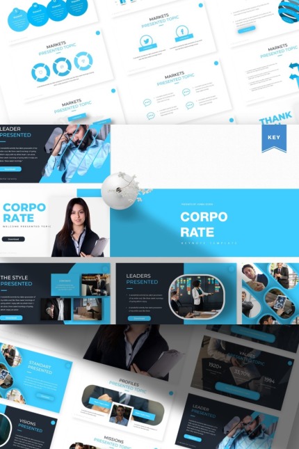 Kit Graphique #84282 Corporate Business Divers Modles Web - Logo template Preview