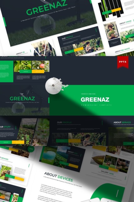 Kit Graphique #84331 Green Nature Divers Modles Web - Logo template Preview