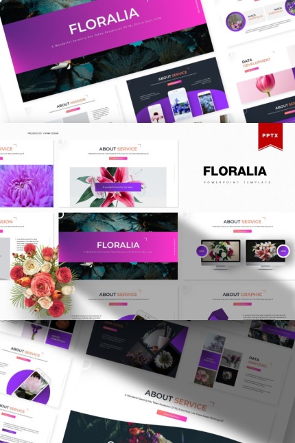 Kit Graphique #84338 Floral Illustration Divers Modles Web - Logo template Preview