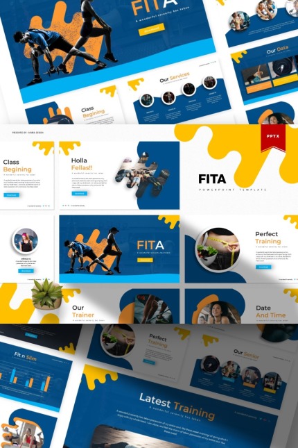 Kit Graphique #84354 Fit Training Divers Modles Web - Logo template Preview