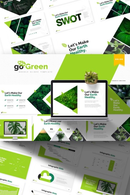 Kit Graphique #84383 Green cology Divers Modles Web - Logo template Preview