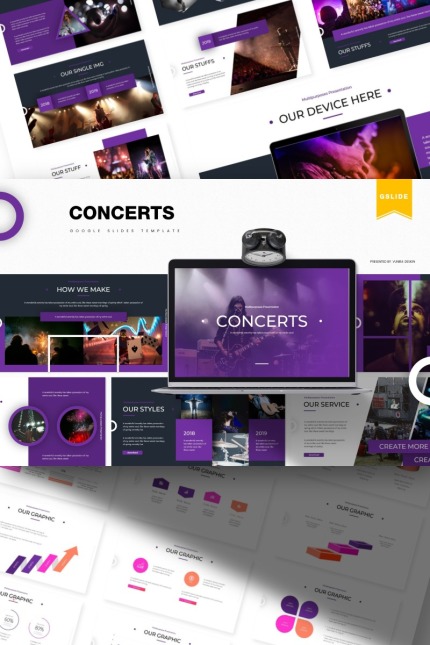 Kit Graphique #84394 Concert Musique Divers Modles Web - Logo template Preview