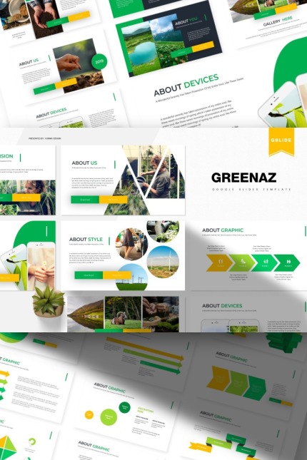 Kit Graphique #84396 Green Nature Divers Modles Web - Logo template Preview