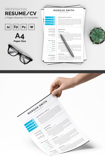 Kit Graphique #84416 Resume Cv Divers Modles Web - Logo template Preview