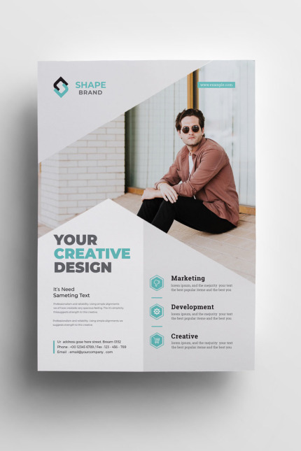 Kit Graphique #84522 Flyer Corporate Divers Modles Web - Logo template Preview