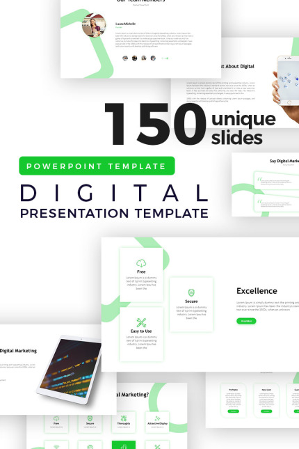 Kit Graphique #84679 Professional Powerpoint Divers Modles Web - Logo template Preview