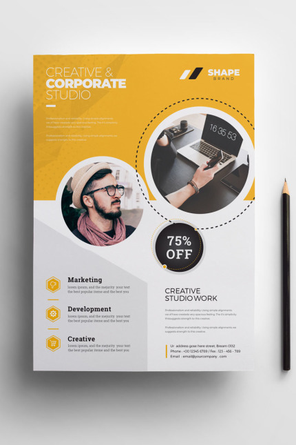 Kit Graphique #84692 Prospectus Entreprise Divers Modles Web - Logo template Preview