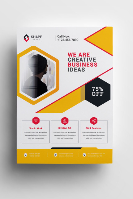 Kit Graphique #84756 Flyer Corporate Divers Modles Web - Logo template Preview