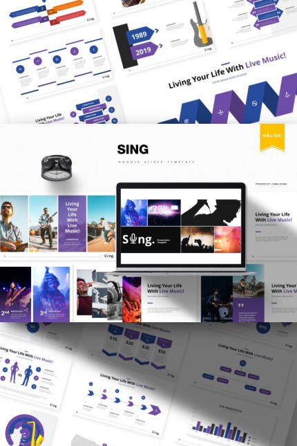 Kit Graphique #84834 Music Stage Divers Modles Web - Logo template Preview