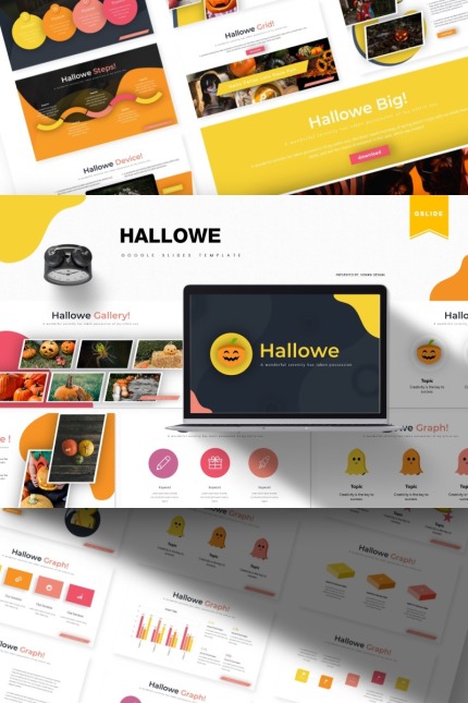 Kit Graphique #84836 Halloween Fond Divers Modles Web - Logo template Preview