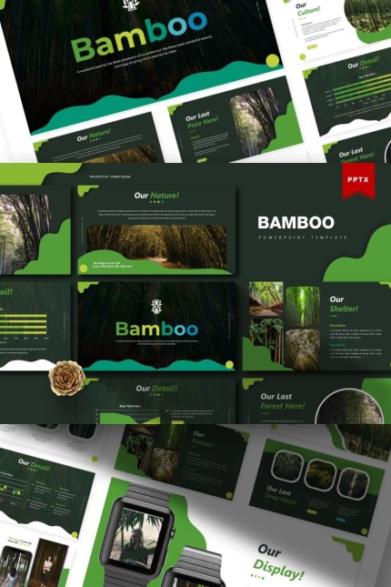 Kit Graphique #84848 Bamboo Background Divers Modles Web - Logo template Preview